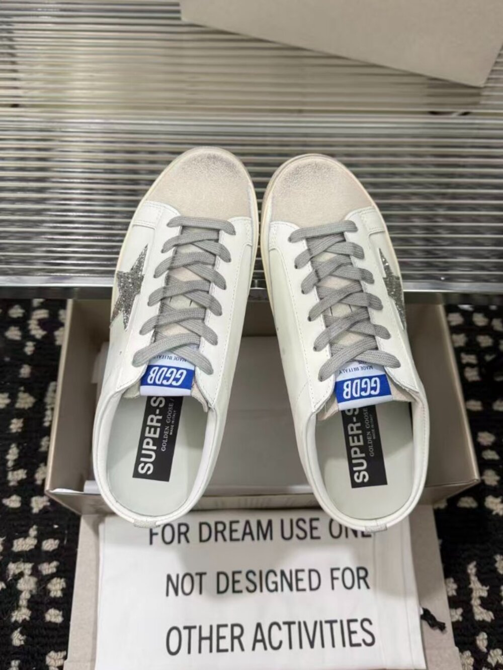 Golden Goose Glitter Star Mule Sneakers - Picture 4 of 9
